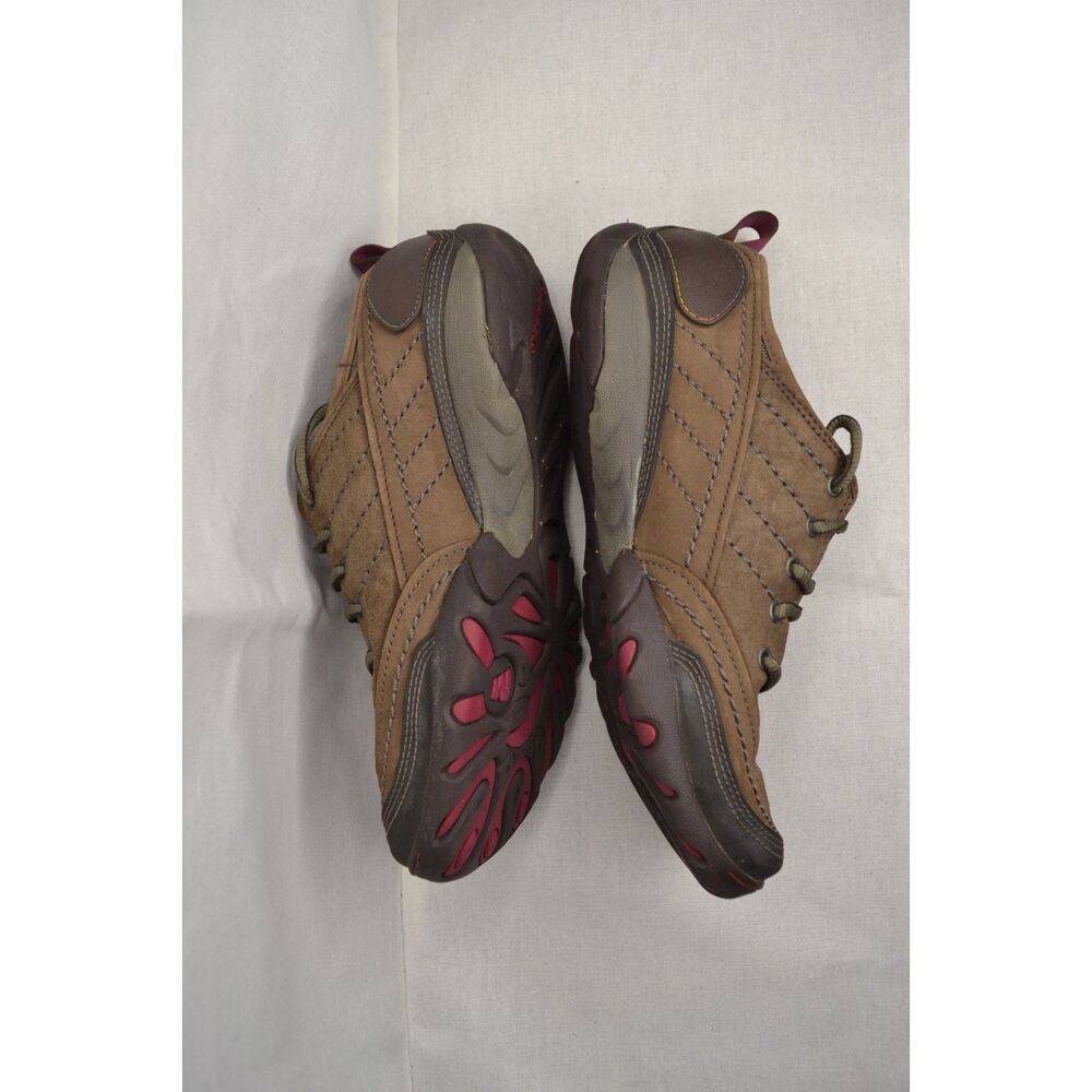 Merrell Women's 7.5 Brown Nubuck Leather Stone Lace Up Outdoor Shoes - Picture 3 of 10
